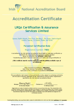 LRQA Certification & Assurance Services Limited 7003 - Cert summary image