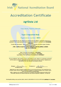 AgriData Ltd - 9013 Cert  summary image