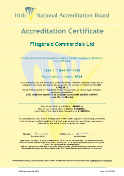 Fitzgerald Commercials Ltd Cert 9014 summary image
