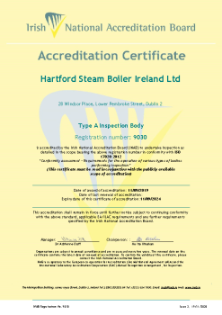 Hartford Steam Boiler Ireland Ltd 9030 Cert summary image