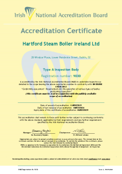 Hartford Steam Boiler Ireland Ltd 9030 Cert summary image