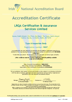 LRQA Certification & Assurance Services Limited 9027 - Cert summary image