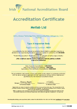 Metlab Ltd 9031 Cert summary image
