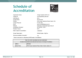 Vertigo Inspection (ROI) Ltd - 5019 summary image