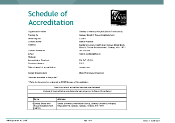 Galway University Hospital (Blood Transfusion) - 233MT summary image