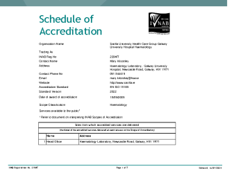 Saolta University Health Care Group Galway University Hospital Haematology - 239MT summary image