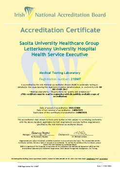 Saolta University Healthcare Group, Letterkenny University Hospital - 210MT Cert  summary image
