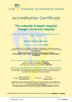 The Adelaide & Meath Hospitalt/a Tallaght University Hospital - 330MT Cert summary image