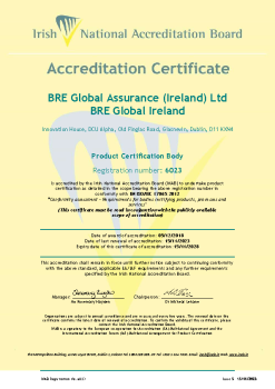BRE Global Assurance (Ireland) Ltd Cert 6023 summary image