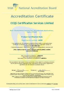 CCQS Certification Services Limited - 6028 Cert summary image