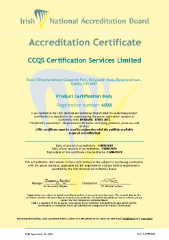 CCQS Certification Services Limited - 6028 Cert summary image