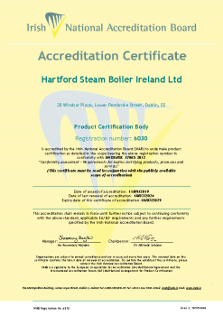 Hartford Steam Boiler Ireland Ltd 6030 Cert summary image