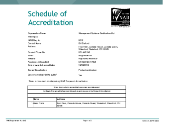 Management Systems Certification Ltd - 6012 summary image