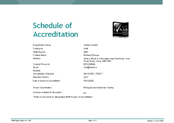 Aevitas Limited - 430T summary image