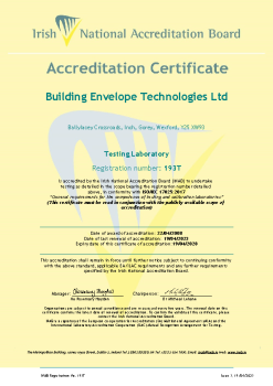 Building Envelope Technologies Ltd - 193T Cert summary image