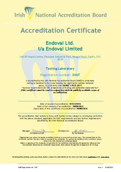 Endoval Ltd - 346T Cert summary image