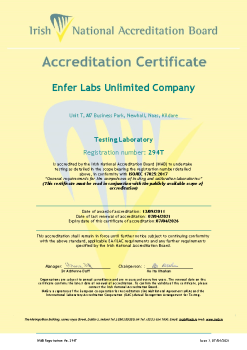 Enfer Labs Unlimited Company - 294T Cert summary image