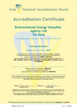 Environmental Energy Valuation Agency Ltd t/a 2eva - 387T Cert summary image