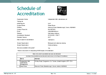 Independent Milk Laboratory Limited - 312T summary image