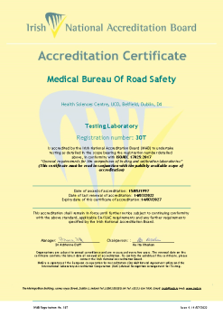 Medical Bureau of Road Safety - 30T Cert summary image
