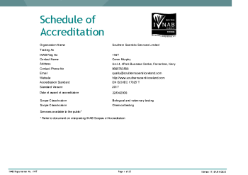 Southern Scientific Services Limited - 194T summary image