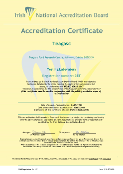 Teagasc - 38T Cert summary image