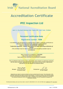 IPEC Inspection Ltd 7008 Cert thumbnail