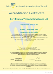Certification Through Compliance Ltd 6039 Cert thumbnail