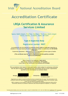 LRQA Certification & Assurance Services Limited 9027  Cert thumbnail