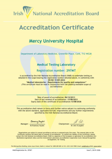 Mercy University Hospital 297MT Cert thumbnail