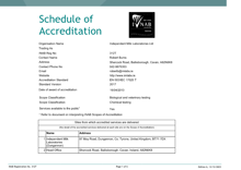 Independent Milk Laboratory Limited  312T Scope thumbnail