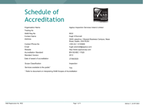 Applus Inspection Services Ireland Limited  9032 Scope thumbnail