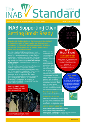 INAB Newsletter Winter 2018