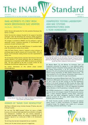 INAB Newsletter October 2005