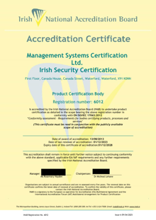 Management Systems Certification Ltd  6012 Cert thumbnail