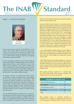 INAB Newsletter June 2011