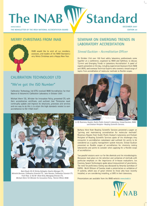 INAB Newsletter December 2007