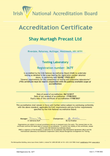 Shay Murtagh Precast  367T Cert thumbnail