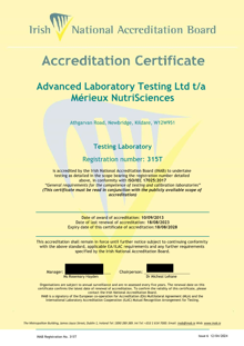 Advanced Laboratory Testing  315T Cert thumbnail